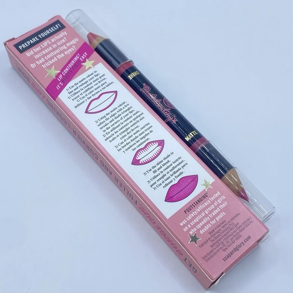 Soap & Glory Poutstanding Double Ended Lip  Contouring Crayon No Candy Do Pink